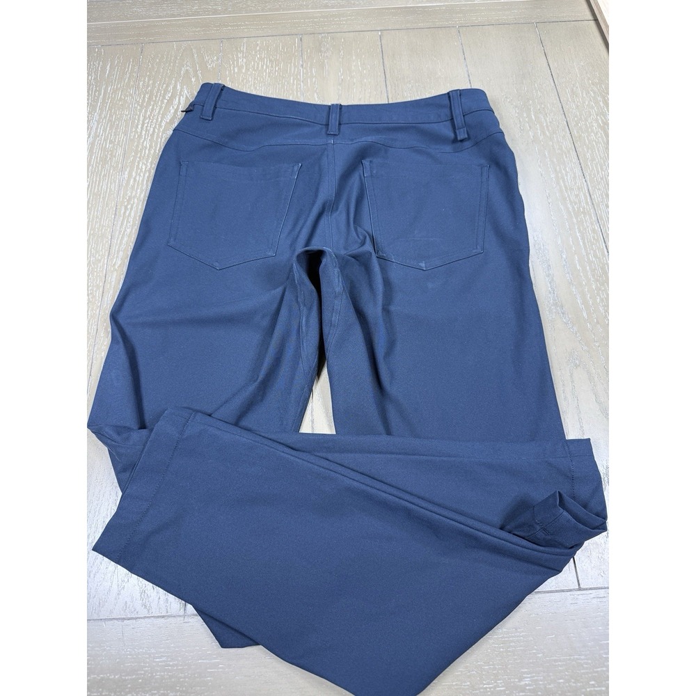 Lululemon Pants Mens 28 Navy ABC Slim Warpstream Stretch Travel Casual - Picture 7 of 16